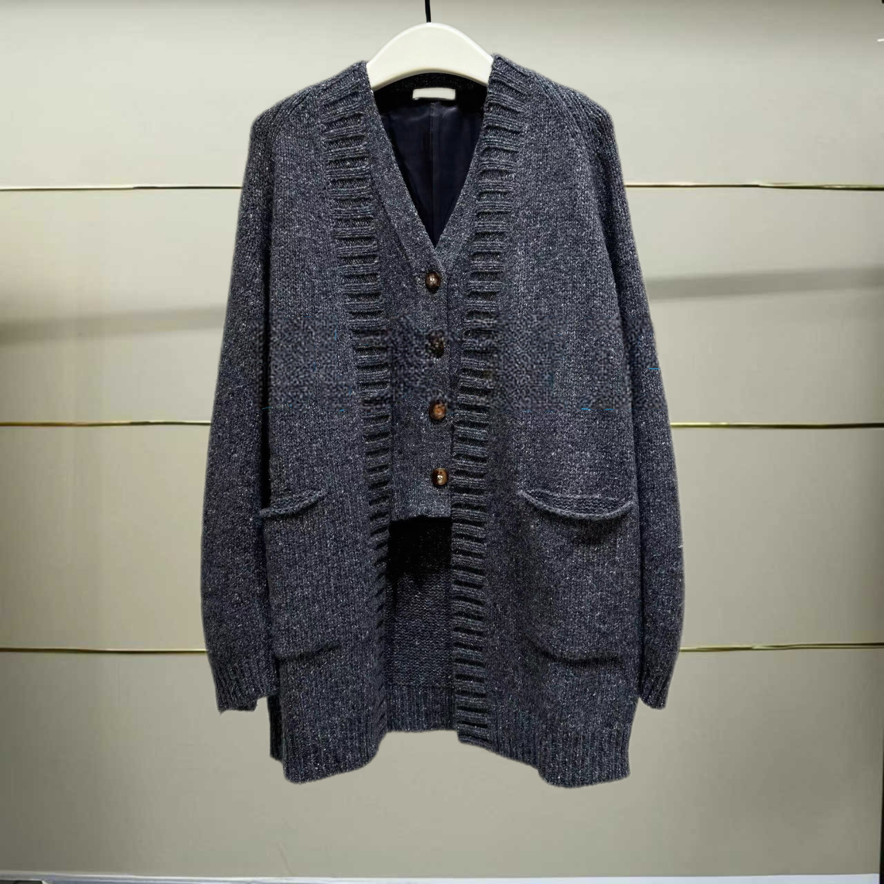 福正品EBD3CAR018-240开2024秋款针织衫h