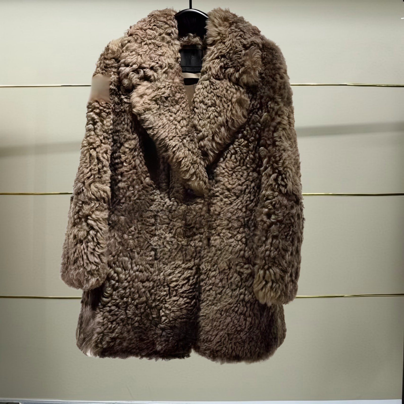 正品2024冬款皮草大衣MBD4FUR004-240h