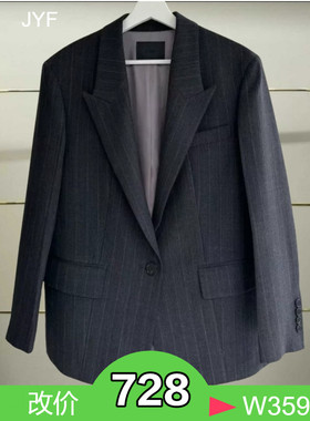 正品MBE3BLA005-250开2025秋款西装外套