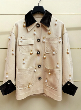 市现货正品25春简约钉珠装饰外套LF25C41SC061-250