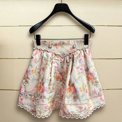 区现货正品24夏印花A摆蓬蓬半裙LF24X31SS327-240