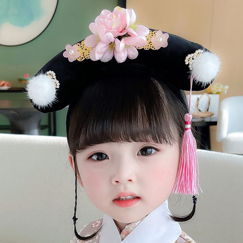 全套贵妃发箍宫廷风格头箍唐装格格娘娘发饰发卡旗头洗脸汉服头饰