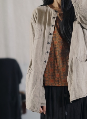 MMBL慢慢变蓝荼文艺做旧吊带背心印花复古原创33595长56左右