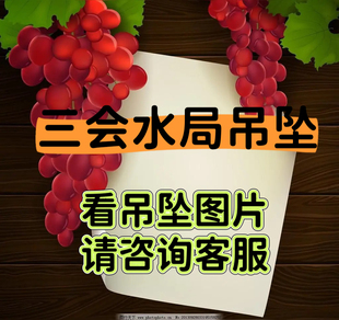 象牙果三会水局吊坠猪鼠牛坎卦亥子丑挂件五行通关化解金克木项链
