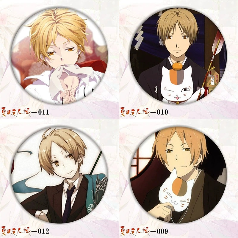 夏目友人帐动漫吧唧谷子夏目贵志二次元徽章胸章周边胸针书包挂件