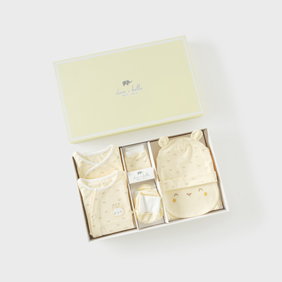 Baby Pure Cotton 8-Piece Set Newborn Gift Box — 5