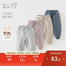 幼儿园裤 戴维贝拉儿童加绒裤 卫裤 宝宝休闲裤 子男童女童运动裤