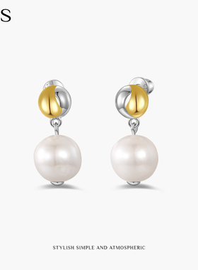 MGS/曼古银灵狐II巴洛克珍珠凤九耳环新款时尚轻奢925闺蜜礼物