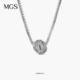 小众原创设计珠宝项链 曼古银拥抱系列法式 轻奢S925高级感时尚 MGS