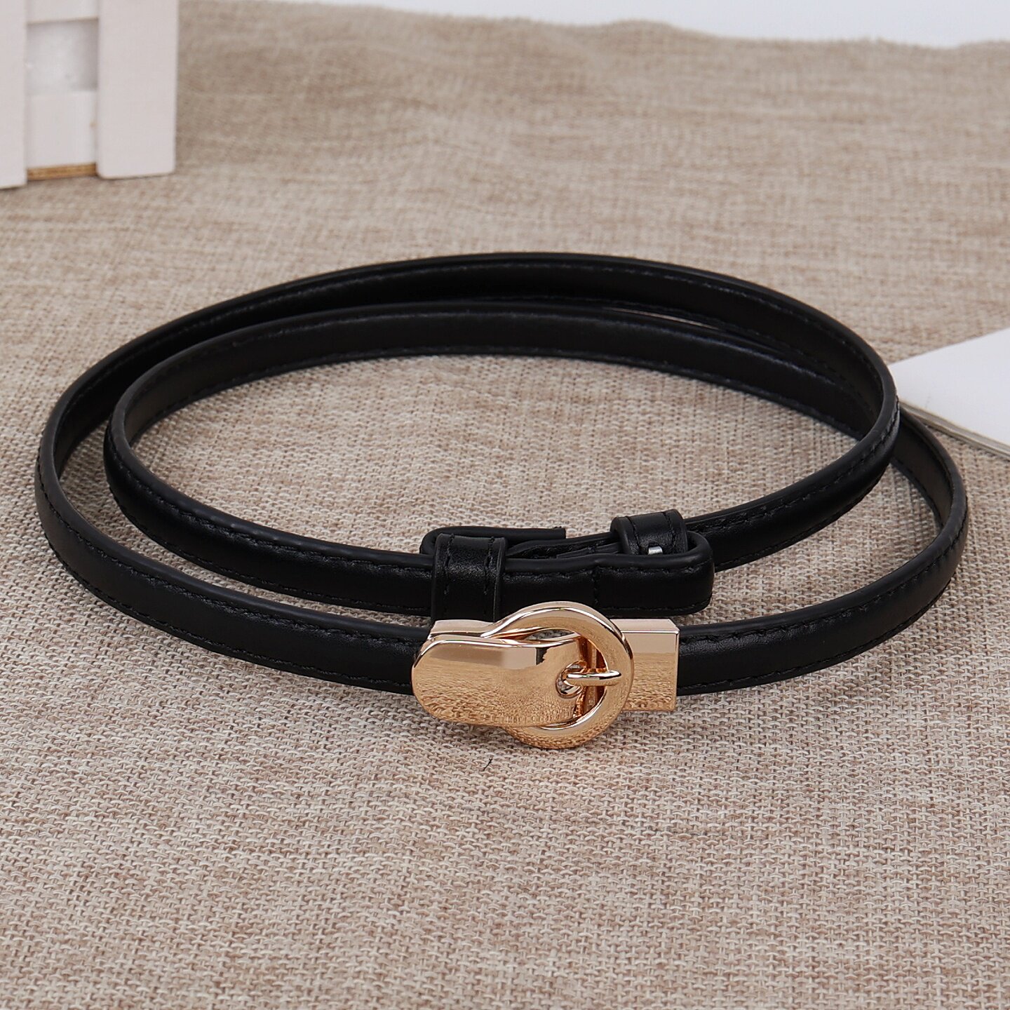 2025新款时尚百搭女士腰带细款装饰连衣裙收腰带配裙子皮带腰封