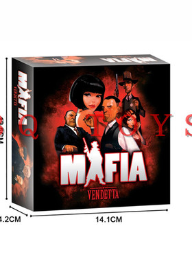 English adult cards成人角色扮演黑手掌游戏卡片英文MAFIA桌游
