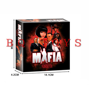 English adult cards成人角色扮演黑手掌游戏卡片英文MAFIA桌游