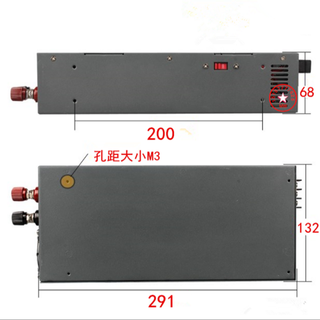 明伟大功率可调开关电源S-1000W-24V40A 12V80A直流36V48V60V80伏