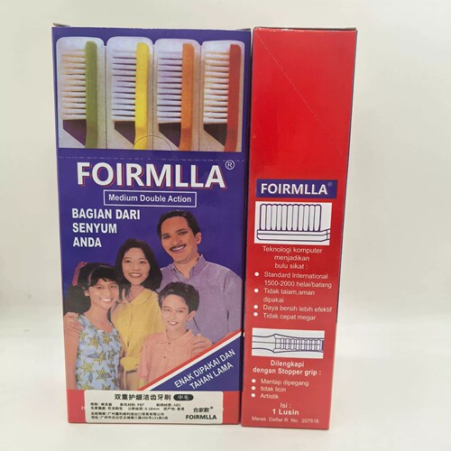 FORMULA西德美人牙刷中硬毛家庭