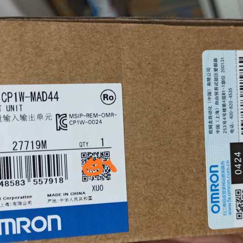 PLC模块CP1W-MAD44有5个