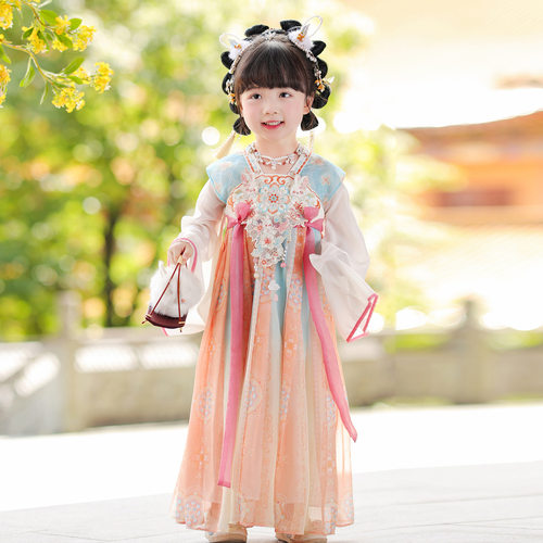 女童中秋古装汉服2026秋装