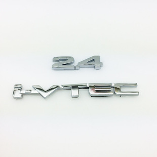 08-13款八代雅阁车标2.4I-VTEC字标 后备尾箱英文字母2.4排量标志