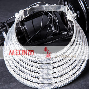 От Jiangyin Jewelry Miao Miao и Dai Silver Jewelry Jewelry Ethnic Minterite Hed Date