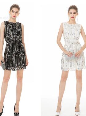 1920s Dress Gatsby Party Costumes 了不起的盖茨比裙子 复古裙