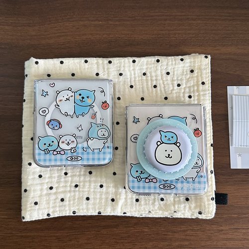 可爱瓶盖支架小米mixflip2手机壳