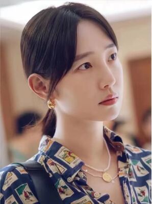 澳洲ins小众设计水滴耳环U形显脸小白百何同款 hoop极简lemaire风