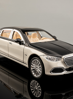 大奔s680车模儿童玩具车男孩汽车模型仿真合金收藏车载摆件送男生