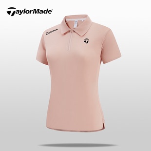 TaylorMade泰勒梅高尔夫短袖POLO衫女士速干凉感冰丝防晒运动上衣