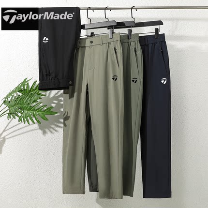 2026新款TaylorMade泰勒梅高尔夫裤男春秋季运动休闲户外直筒长裤