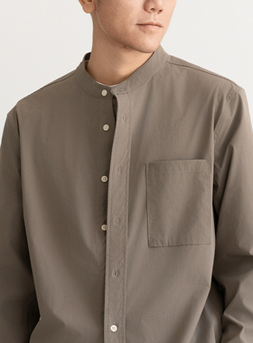 Arba设计 S199 春夏秋三季高级轻户外通勤速干抗UV小立领防晒衬衫