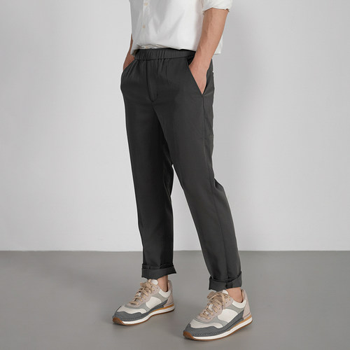 ARBA高级感轻旅行运动灰色西裤