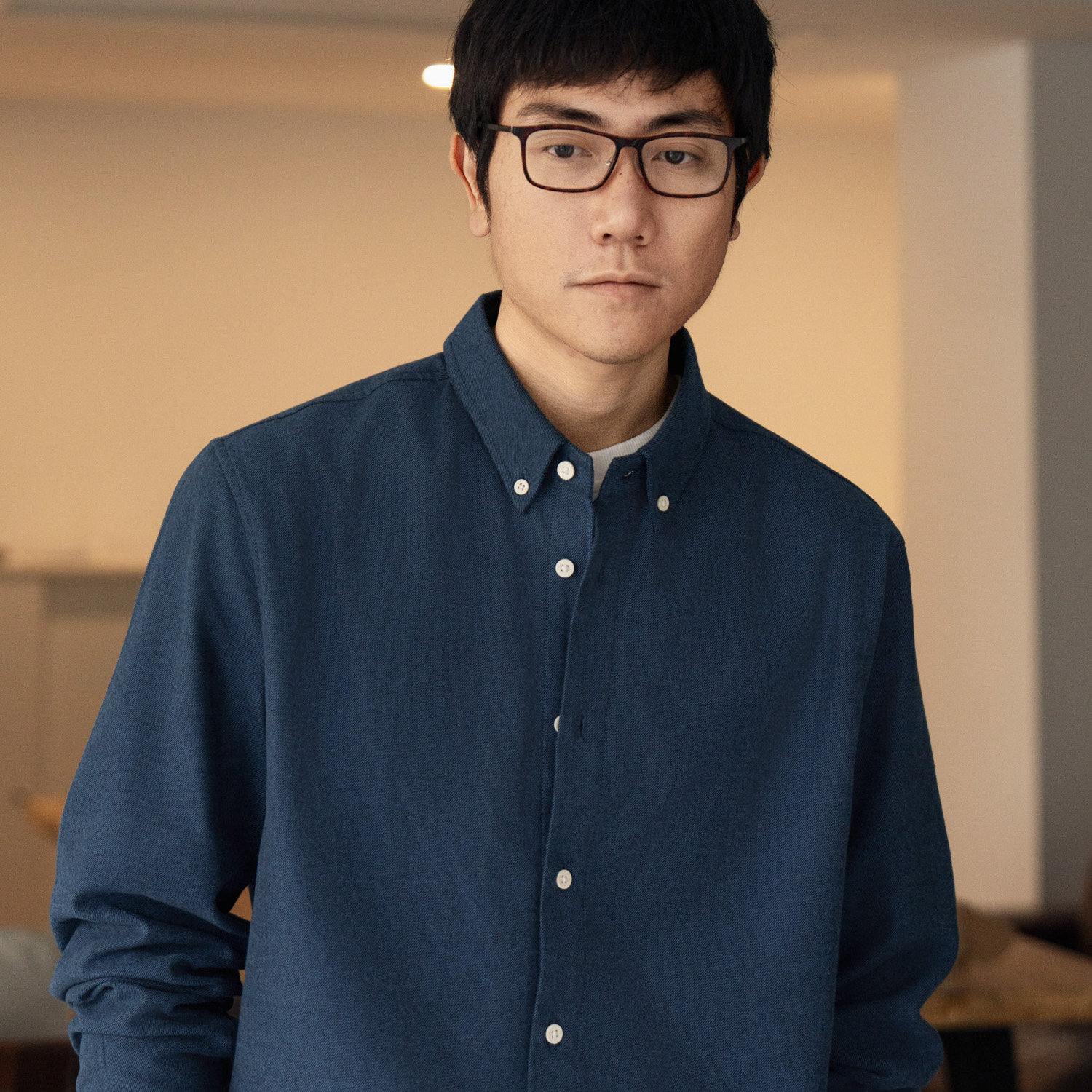 ARBA新疆棉睿绒磨毛基础款衬衫