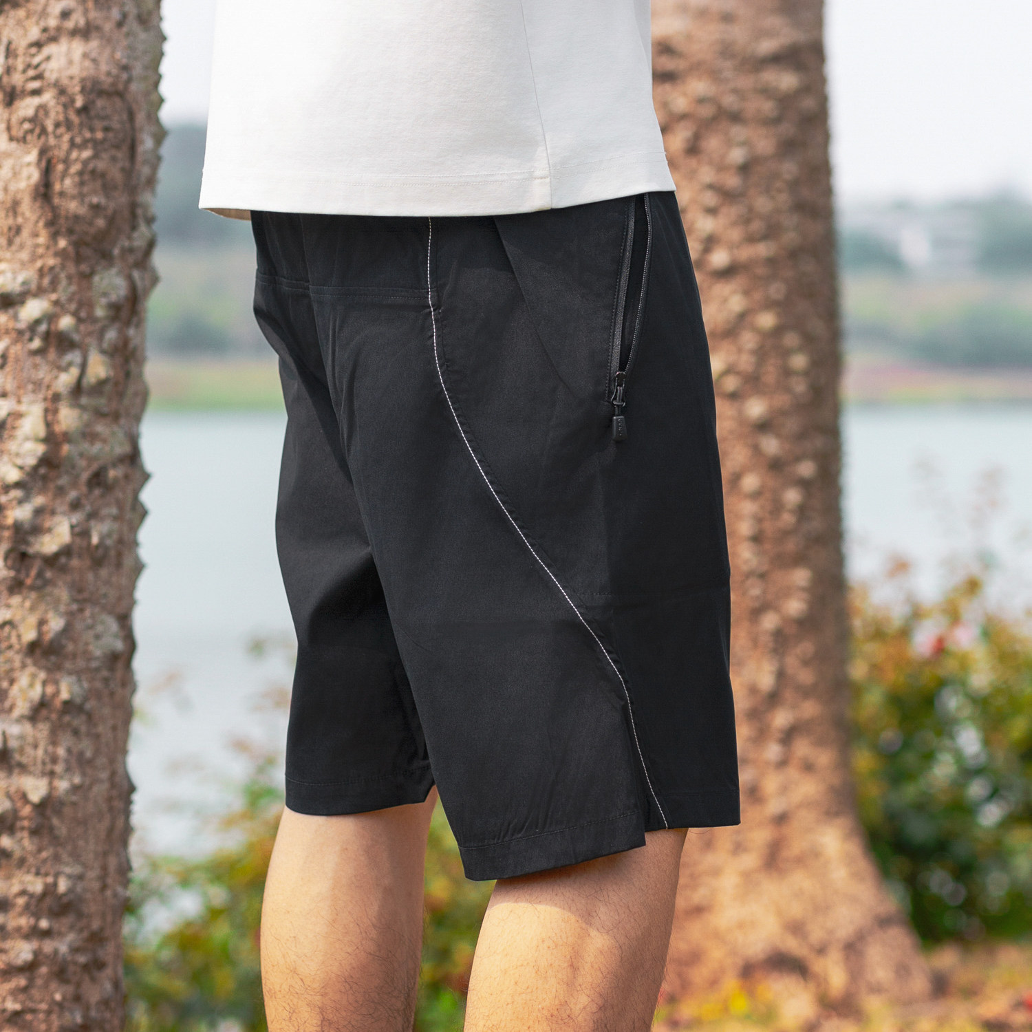 ARBA山系高级机能速干零压黑短裤