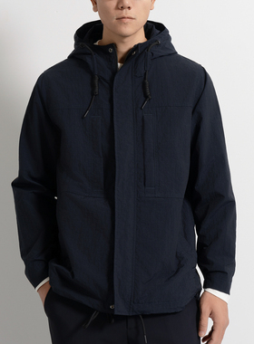 Arba设计 J36X 春秋三季高级轻户外通勤原纱防水速干软壳连帽夹克