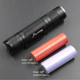 21700 маленький прямой бункер алюминиевый сплав SFT40 белый свет желтый свет Длинный выстрел 18 Вт зарядка 2000 л.