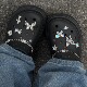 扣适配crocs卡洛驰链条配件 花蝴蝶合金鞋 幻蝶梦境原创洞洞鞋 鞋