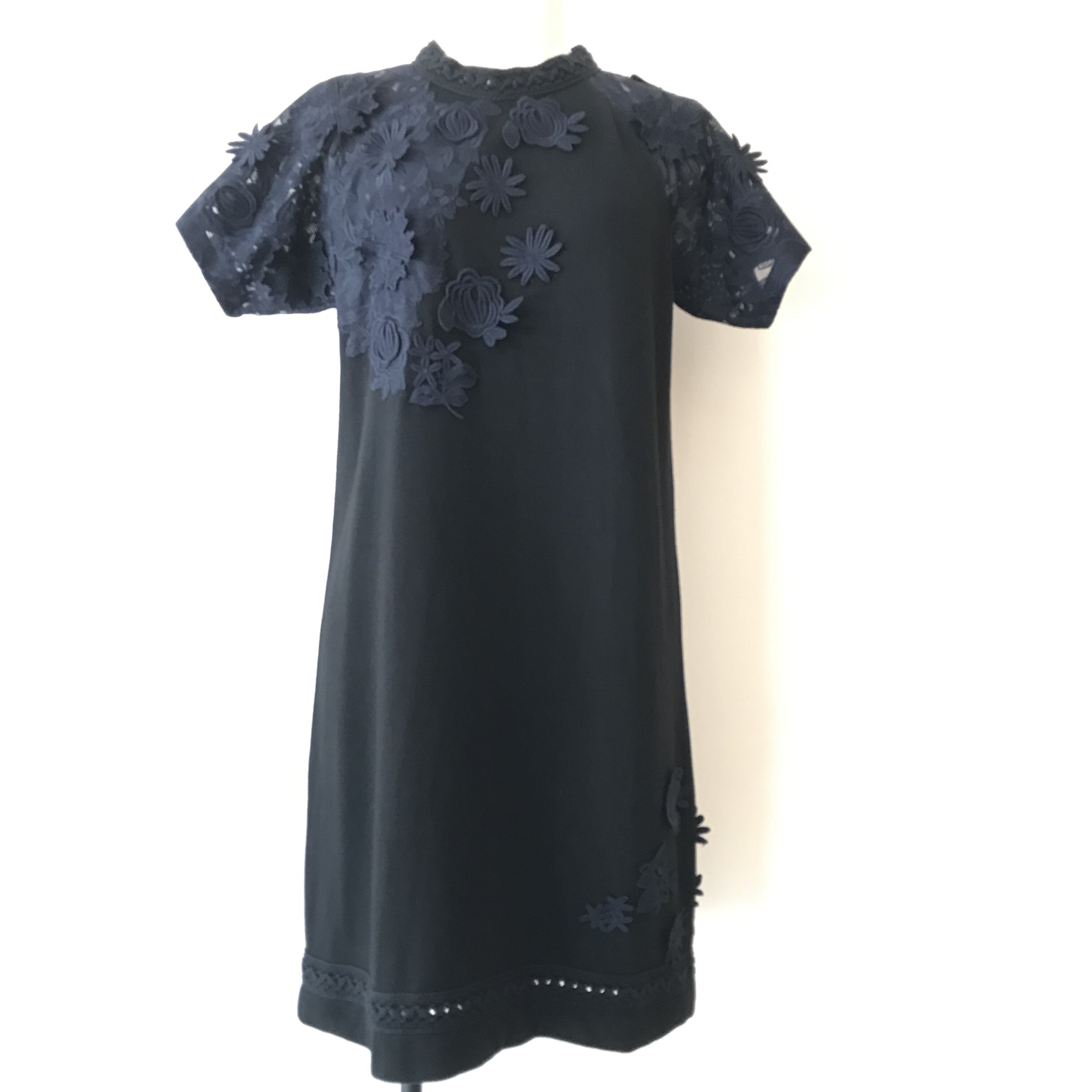 原单欧美刺绣纯棉时尚宽松休闲百搭连衣裙