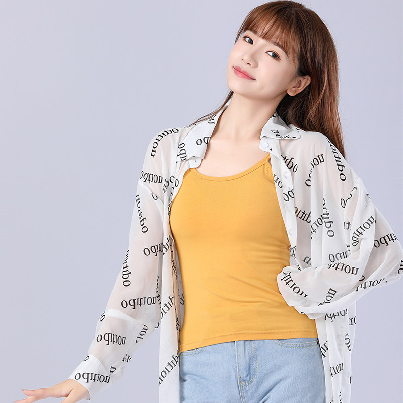 棉吊带小背心女夏薄内搭性感修身小个子打底衫白色无袖醋酸上衣