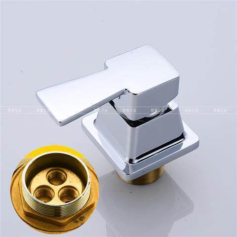 洗手盆水龙头开关配件冷热水混水阀脸盆三孔转换分水器面盆开关