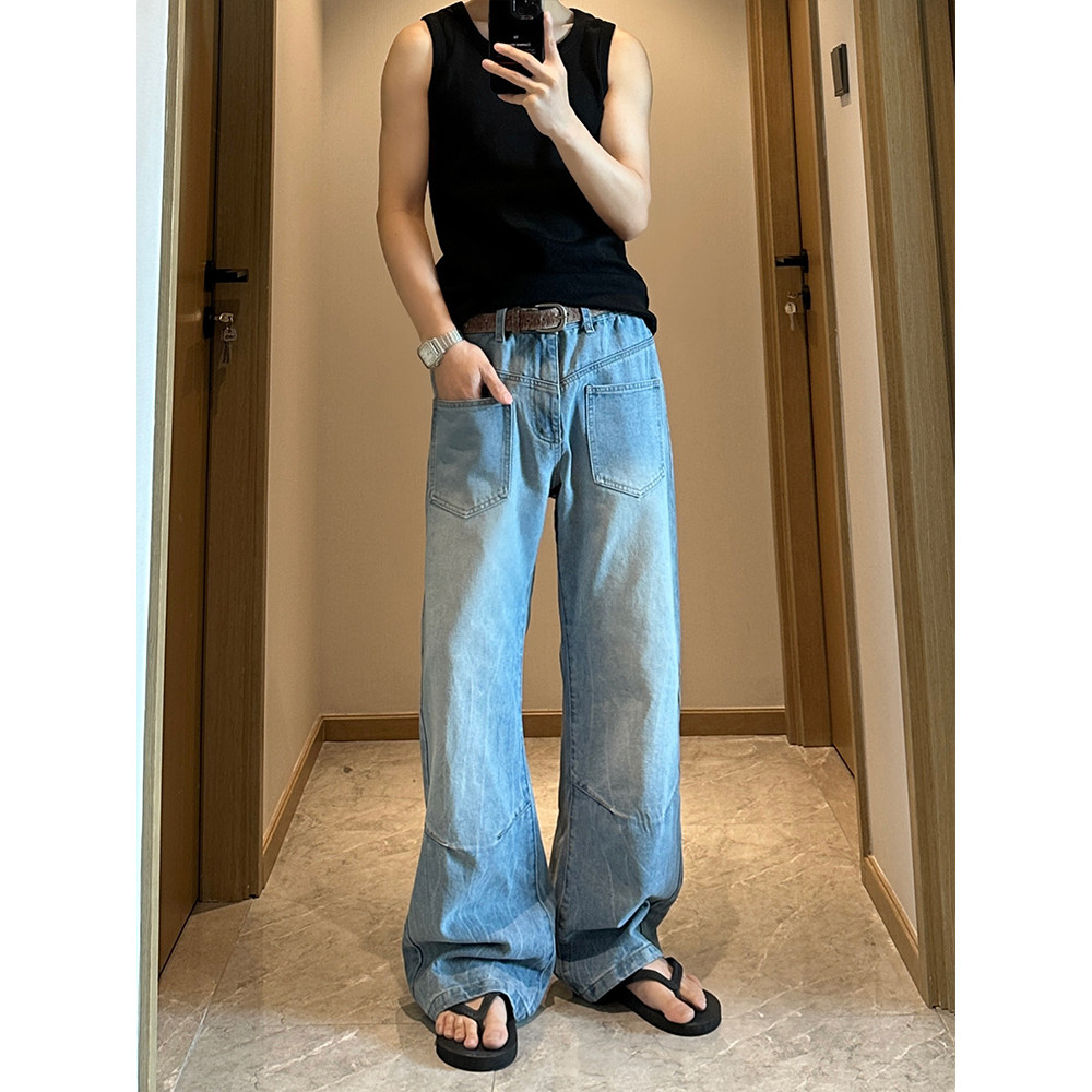 冰川蓝凉感冰丝牛仔裤501-1-Y1033-P6589,男装牛仔裤,星座501-1