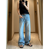 冰川蓝凉感冰丝牛仔裤501-1-Y1033-P6589，男装牛仔裤，星座501-1