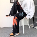 潮牌印花牛仔裤501-1-NZ901-P48，男装牛仔裤，星座501-1