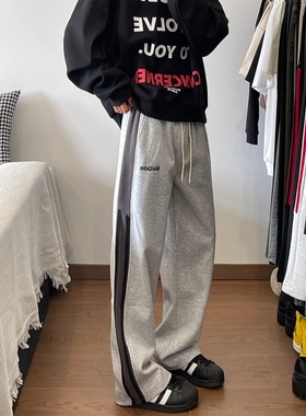 拼色条纹休闲卫裤3  501-1-K2499-P55控价89