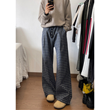 慵懒风宽松格子裤休闲11501-1-K2010-P5589，男装休闲裤，星座501-1