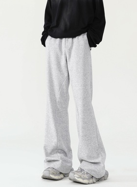 2024 微喇叭拼接休闲卫裤2  501-1-K2491-特P38