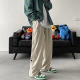 2022春~潮流排扣华夫格休闲裤男501-1-K339-P5568，男装休闲裤，星座501-1