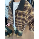 两面穿~格子外套夹克衫2501-1-JK2405-P95128自家图，男装夹克，星座501-1