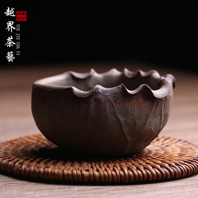 宜兴原矿紫砂主人杯荷叶莲子杯纯手工徐海龙品茗杯茶杯茶具蝌蚪杯