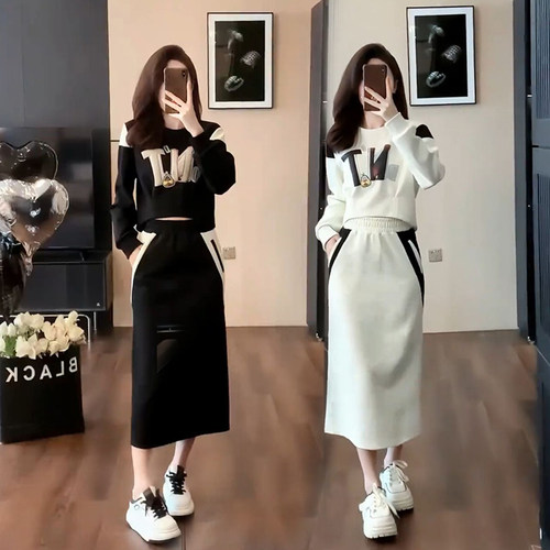 欧洲站休闲运动套装裙女两件套