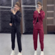 时尚 套装 休闲工装 夹克外套束脚长裤 女 两件套洋气短款 2026春秋新款