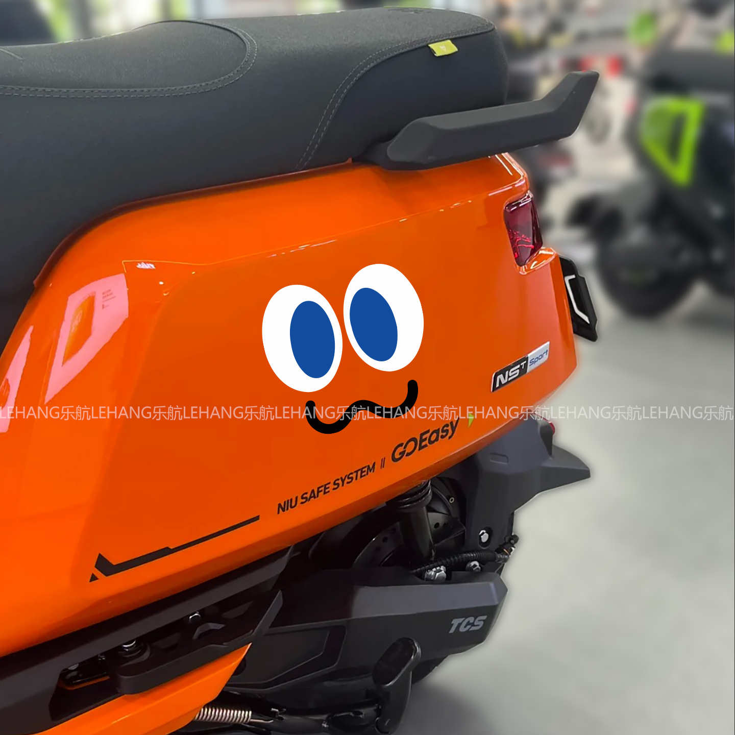 五月天MOJO萝卜眼睛表情包装饰贴粉丝应援橙色汽车电动车改装贴纸